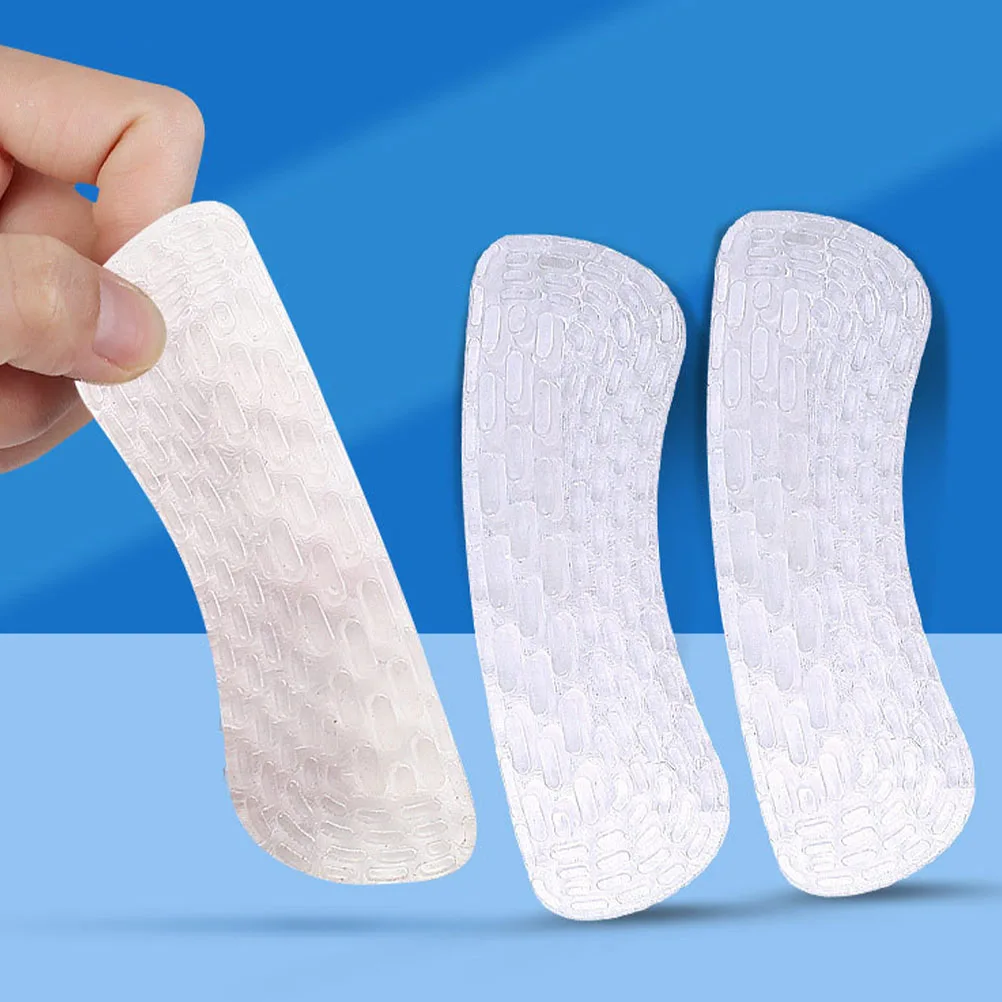 

Silica Gel Stickers Self Adhesive Reducing Friction Pain Blisters Wear Resistant Heel Pads Bridging Gap Shoe Insoles High Heels