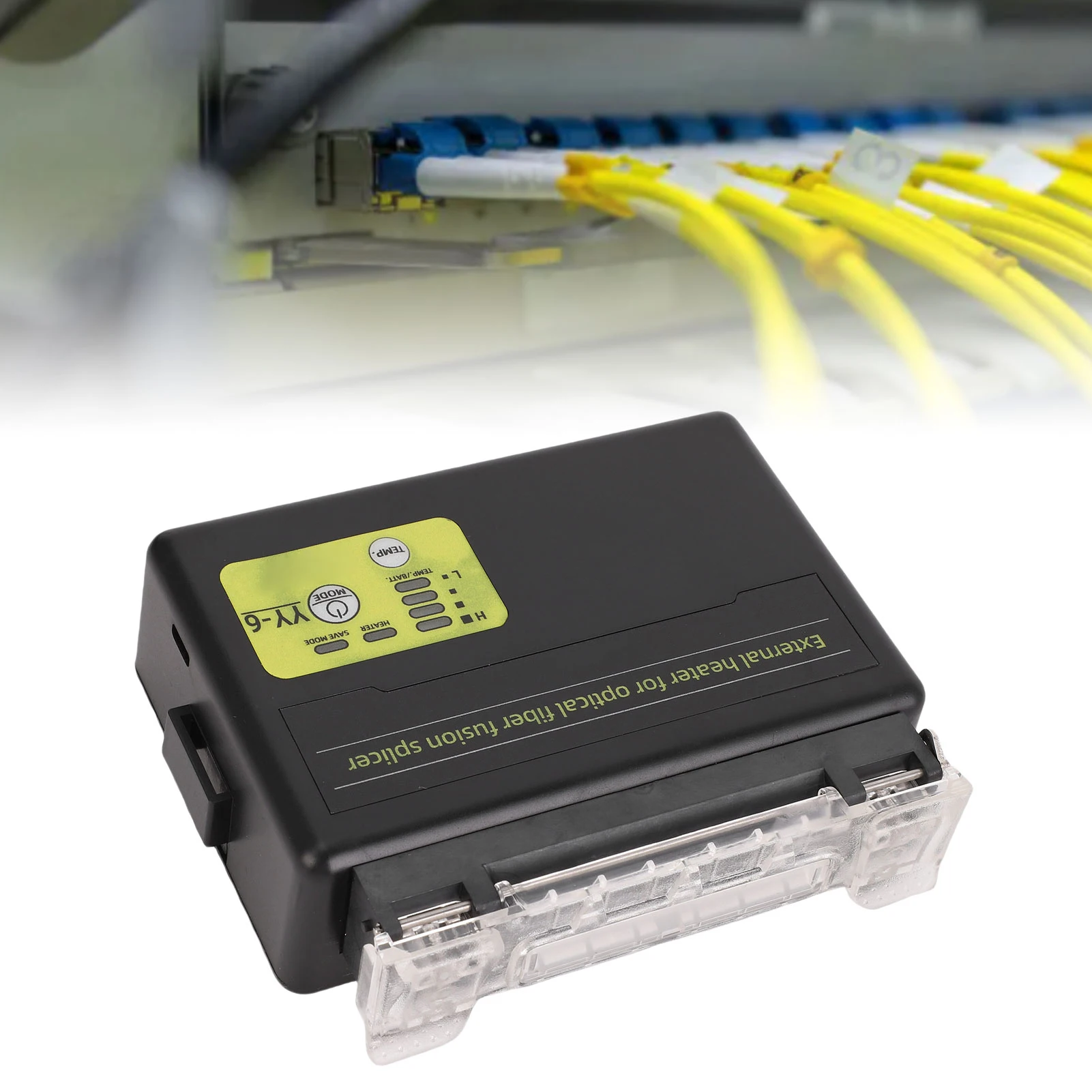 

Optical Fiber Fusion Splicer Heater 190 to 240℃ Vertical Heat Shrink Tube Fiber Heating Furnace Built in Rechargeable Battery