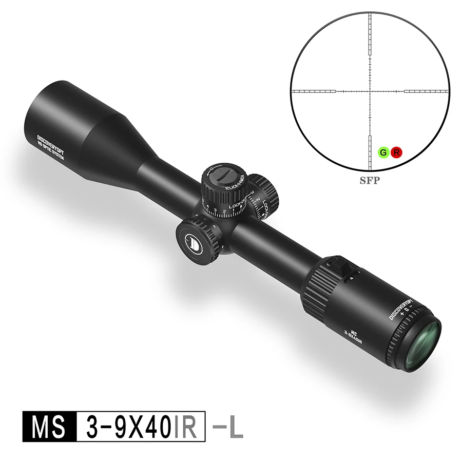 

Прицел тактический Discovery MS 3-9X40, винтовочный прицел, запираемый сетчатый оптический прицел