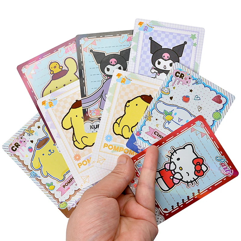 Original Box Card Sanrio Genuine Authorization Party Plan Cute Anime Characters Kuromi Kitty Melody Collection Children\'s Gifts