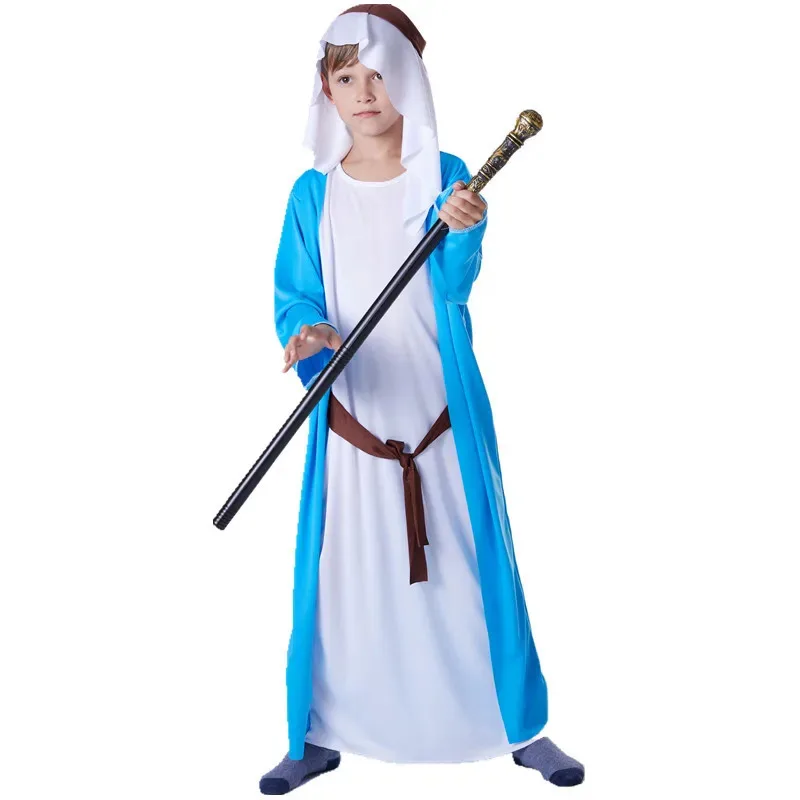 

Костюм для косплея на Хэллоуин, детский костюм арабской старшої овчарки, косплей для мальчиков, арабский халат принца, одежда для выступлений