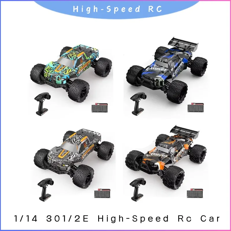 

High Speed All Terrain RC Car, 1:14 Scale 4WD Brushless Waterproof Off-Road Vehicle 60KM/H, RTR for Adults