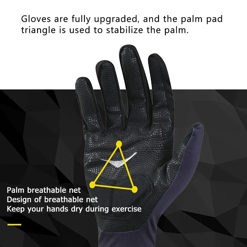 Men Summer Full Finger Cycling Gloves Bicycle Gloves Breathable Spring Non-slip Hiking Hunting Women Fitness Bike Fishing Gloves