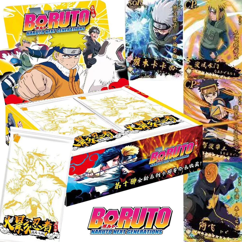 

Genuine Naruto The X-Files Card Collection for Boys and Girls Character Move Skill Close-up Relief Flash Card Christmas Present