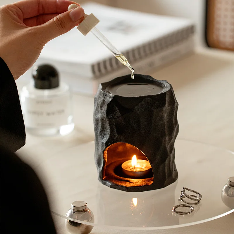 Estufa  aceite esencial  aromaterapia nórdica, canlabro  cerámica para velas, cena, Hotel, dormitorio, estufa  aromate