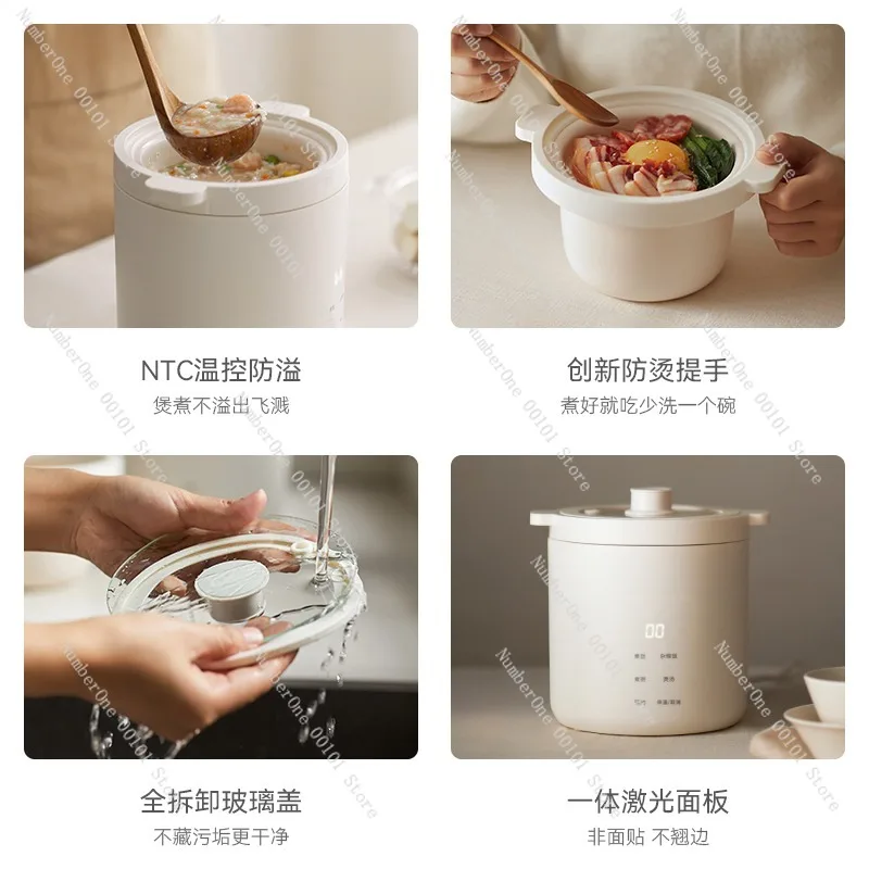 Mini Rice Cooker 1.2L Small Capacity Electric Cooker Automatic Rice Cooker For 1-2 People view 2