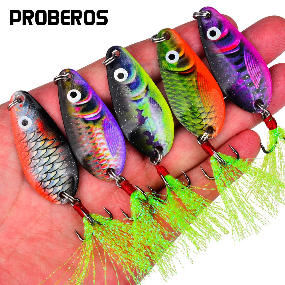 

Long Cast VIB Metal Spoon Lure – 3D Eyes Vibrating Fishing Wobbler Full Water Column Hard Bait For Bass Pike & Saltwater