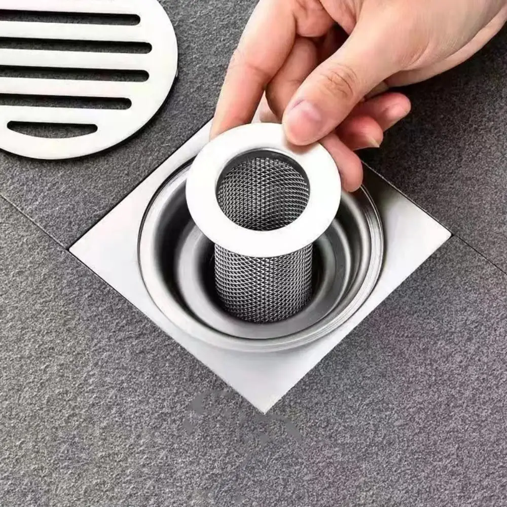 Multifunctional Anti-clogging Mesh Kitchen Bathroom Anti-blocking Hair Catcher Sink Strainer Hair Trap Floor Drain