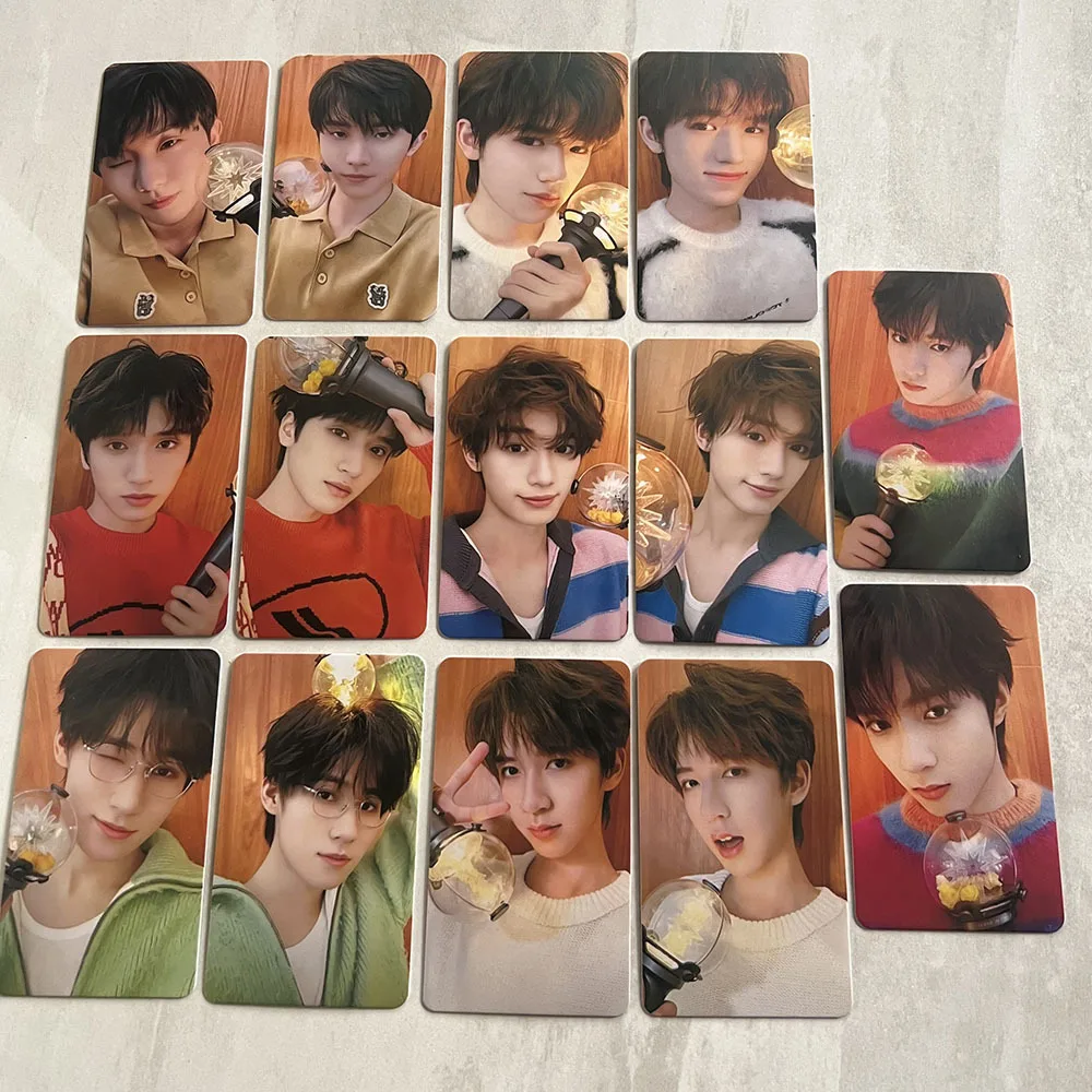 TNT 7PCS 2.0 Lightstick Photo Card Ding Chengxin Song Yaxuan Ma Jiaqi Star Peripheral Double-Sided LOMO Cards Fans Gifts