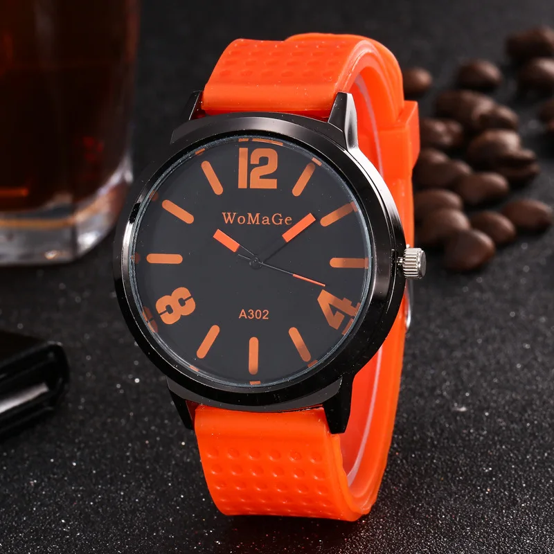 2022 Fashion Sport Horloge Vrouwen Geel Horloges Candy Kleur Grote Wijzerplaat Quartz Horloges Reloj Mujer Montre Femme Zegarki Damskie