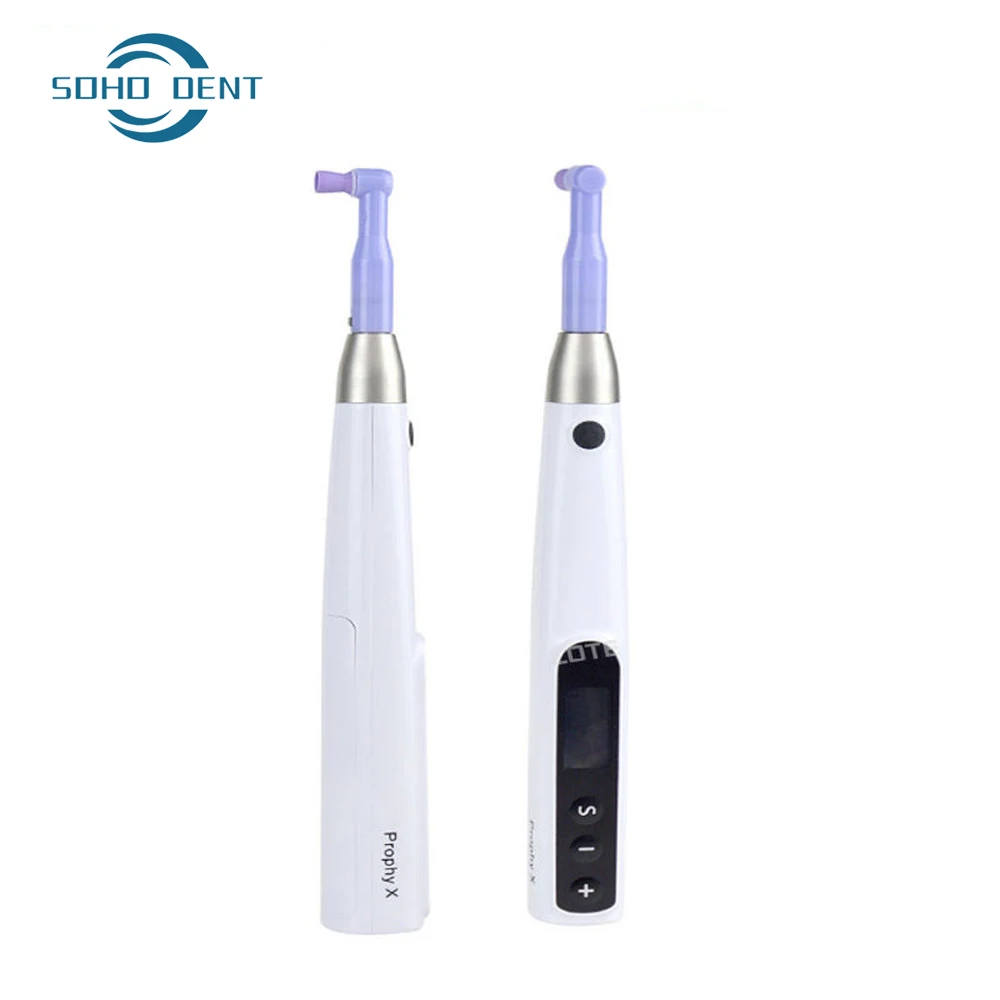 Wireless Dental Electric Polishing Motor Straight Handpiece Digital Display Teeth Polishing Air Prophy Motor Dentistry Tools