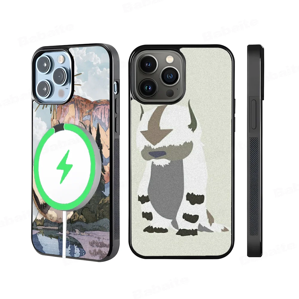 A-Avatar The Last Airbender Phone Case Magnetic Case For iPhone 16 14 13 12 11 15 Pro Max Plus For Magsafe Wireless Charge Cover