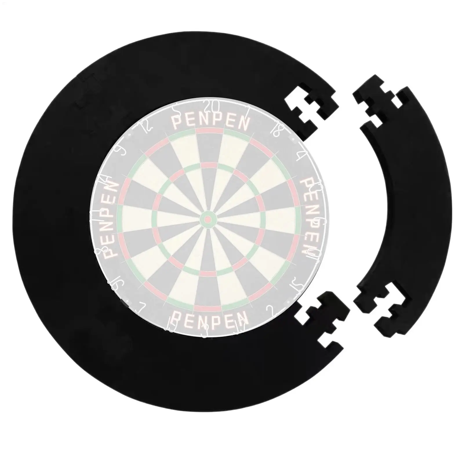 18-Inch Dart Board Wall Protector Noise Reduction & Impact Protection Ring Game Room Bar Basement Garage Essential for Men Home