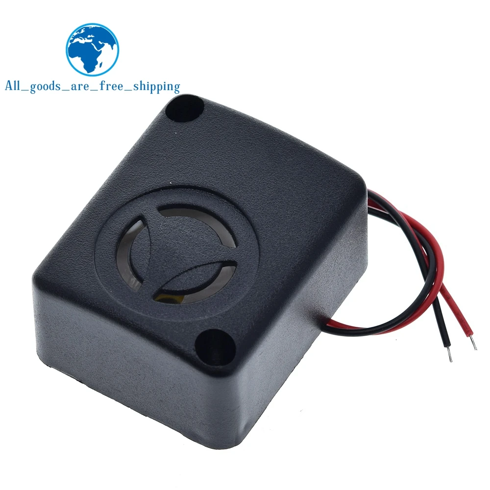 1/5PCS Anti-theft Car Burglar Alarm 6/12/15V 120dB Active High Decibel Buzzer Safe Box Burglar Alarm Car Accessories QSI-4840