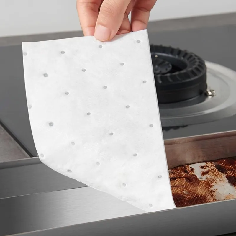 KYCOR-For Range Hoods, 20Pcs Thickened Oil-Absorbing Cotton Strips- Leak-Proof Oil-Proof Mats, Oil Trays, Filter Boxes, Kitchen
