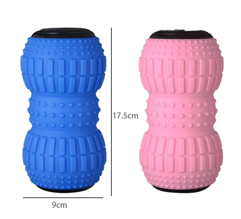 USB Rechargeable Electric Peanut Yoga Fascia Ball Massage For Leg Shoulder Neck Waist Muscle Relaxer Fitness Gear Set