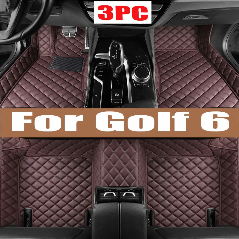 

Car Floor Mats For Golf 6 2012 2011 2010 2009 Carpets Foot Pads Custom Accessories Interior Pedals Product Rug For VW vw