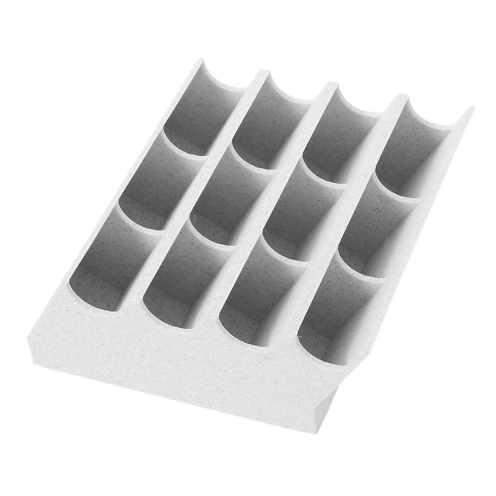 

Clipper Blade Holder 12-Slots Multi-Compartment Razor Storage Box for Bathroom Barber Salon Haircut Beard Razor Blade Organizer