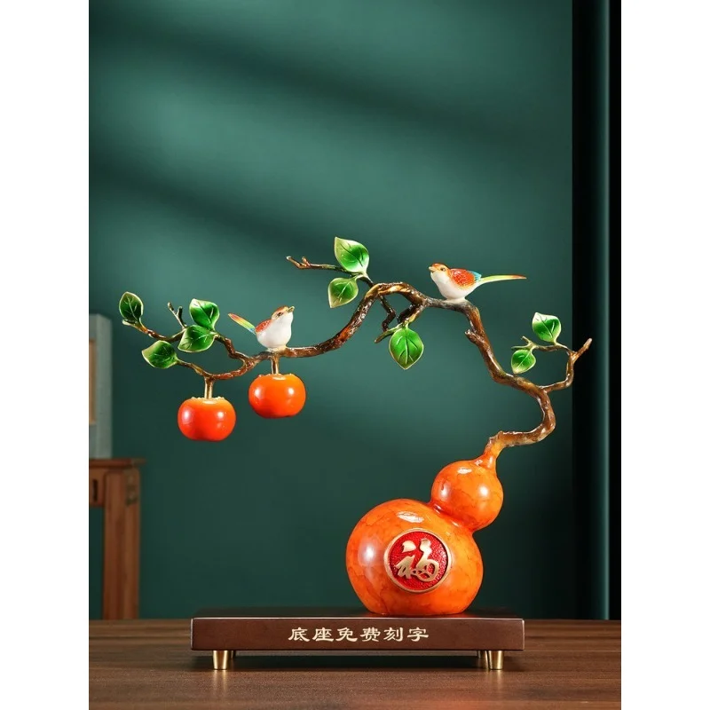 Persimmon Ruyi Ornament Fulu Desktop Decoration Opening New Year's Gift