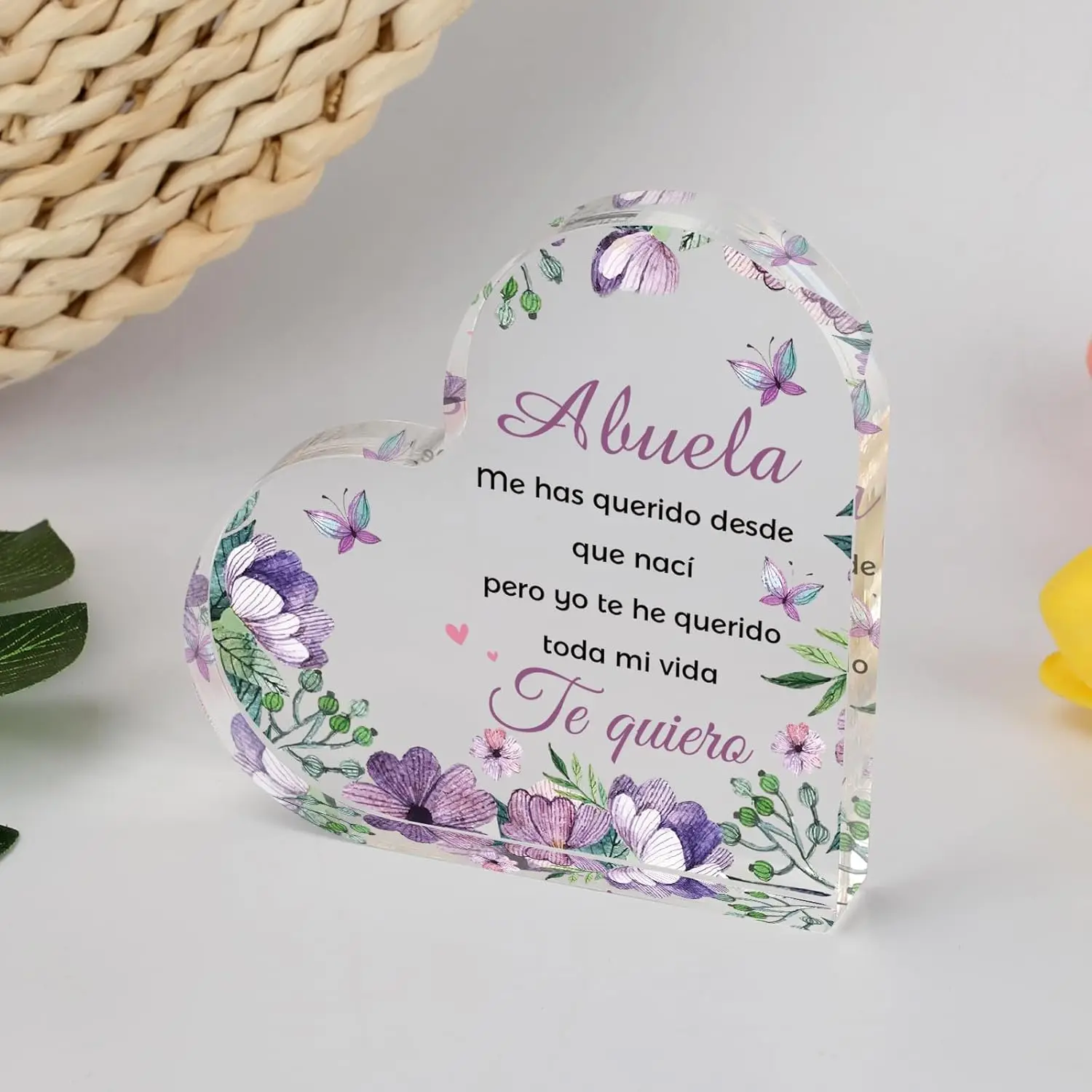 Spanish Acrylic Decorative Plaques for Grandma, regalos para abuelas, regalo abuela, regalo para abuela, Spanish Grandma Gifts