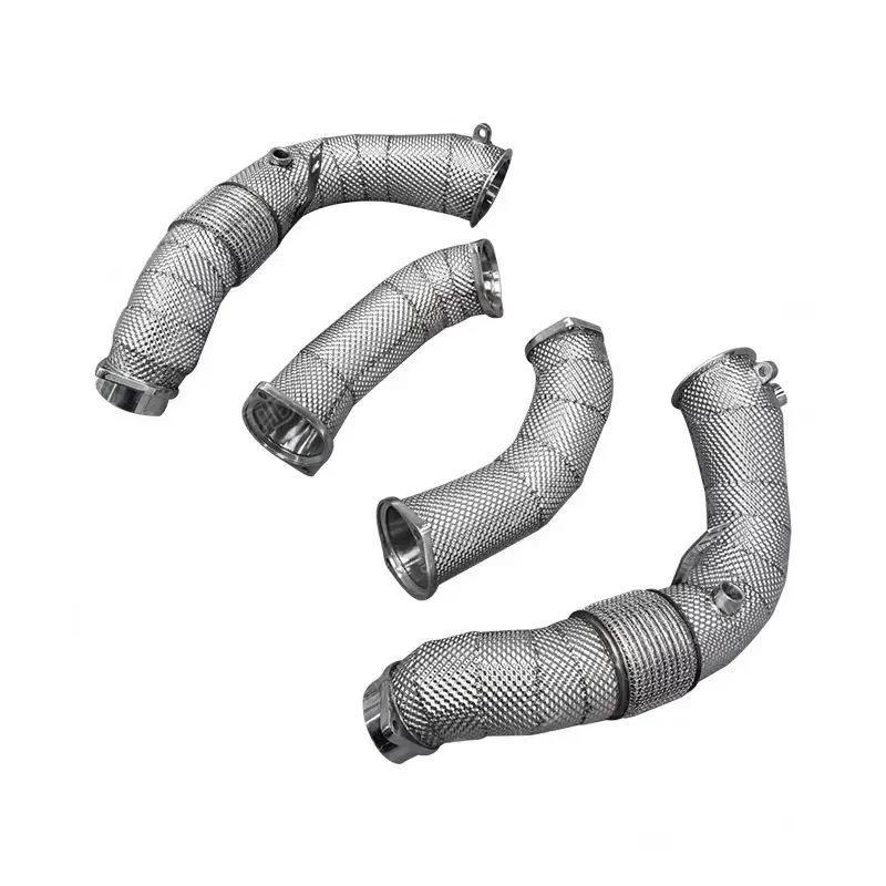 Hot Sell Heat Shield Down Pipe with OPF for BMW M5 M8 F90 F92 F93 LCl Inc CS Late 2021 +