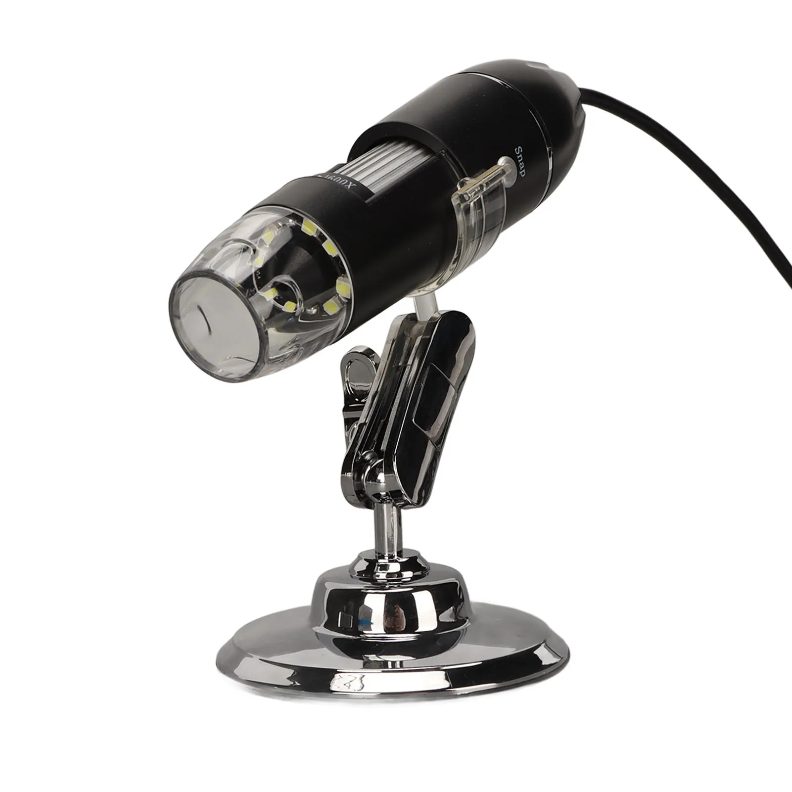 USB Microscope 1600X 1080P HD Soldering Microscope with 8LEDs Compatible with Android/ Mac/ Windows 7 10 Electronic Microscope