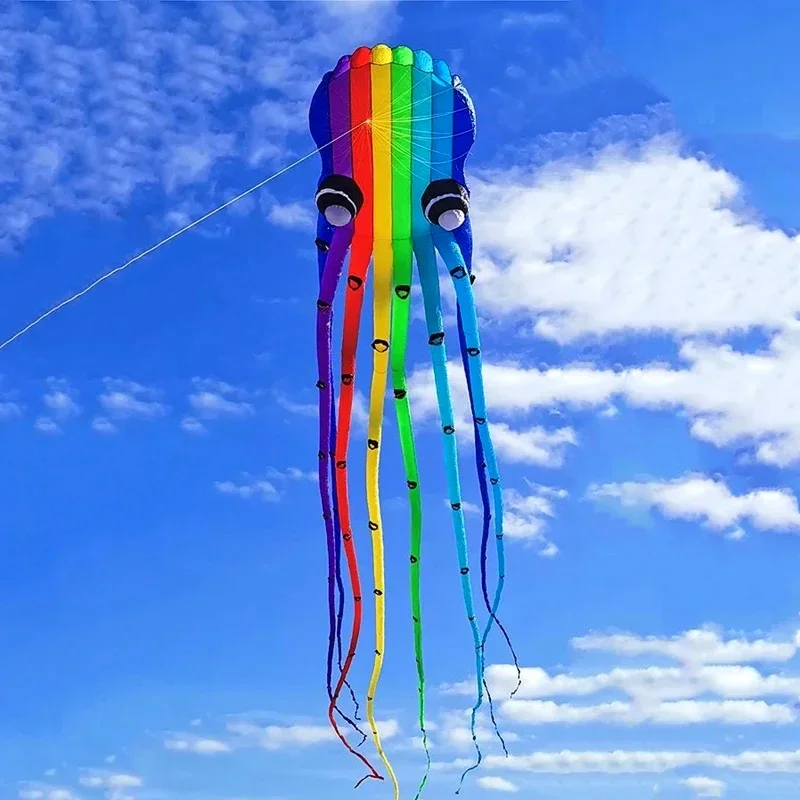 شحن مجاني 23 متر الأخطبوط الطائرات الورقية ركوب الأمواج تحلق papalotes للبالغين المظلة معدات الطيران الشراعي لعبة للهواء الطلق حديقة الطفل