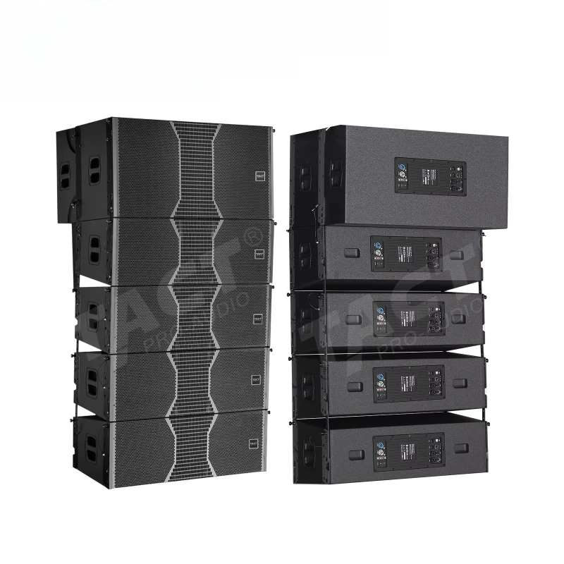 Powered Dual 12 Inch Line Array Professional Speaker System Active for Stage Performance Show Projects