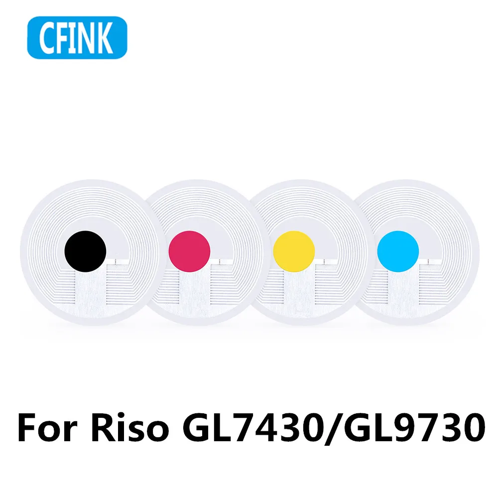 For Riso S-8446C 8447c 8448c 8449 Ink Chip 8446 8447 8448 8449Inkjet Chip Cartridge Chip for Riso Comcolor GL7430 GL9730 Printer