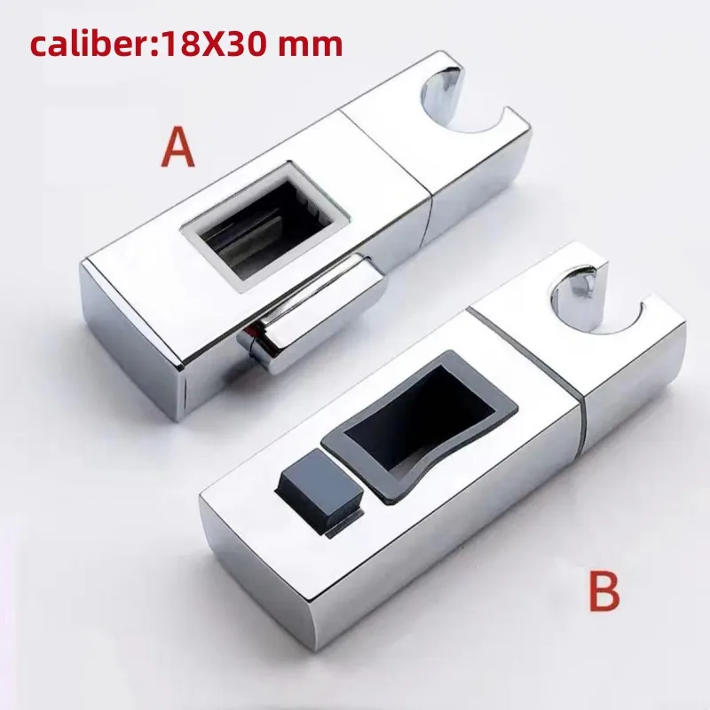 New Shower Accessories Shower Head Bracket Adjustable Replacement Hand Shower Rack Square Bracket Holder for Bathroom Slide Pole