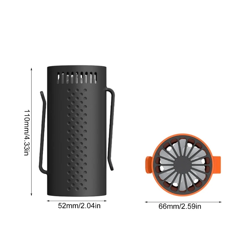 Ventilateur refroidissement à Clip taille, Texture ABS, adapté au Camping, pêche, 918D
