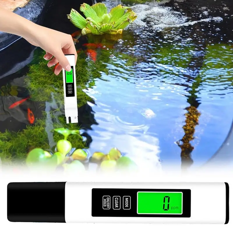 

Water Tester Digital Water Quality Testing Meter Portable Professional Measurement Tool Clear Display Double Color Backlight