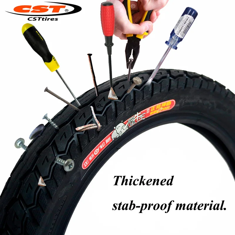 Electric Bicycle 16x2.125 Tire  Inner Outer Tube 16 Inch 57-305 CST Explosion Proof Wear Resistant Tyre Parts