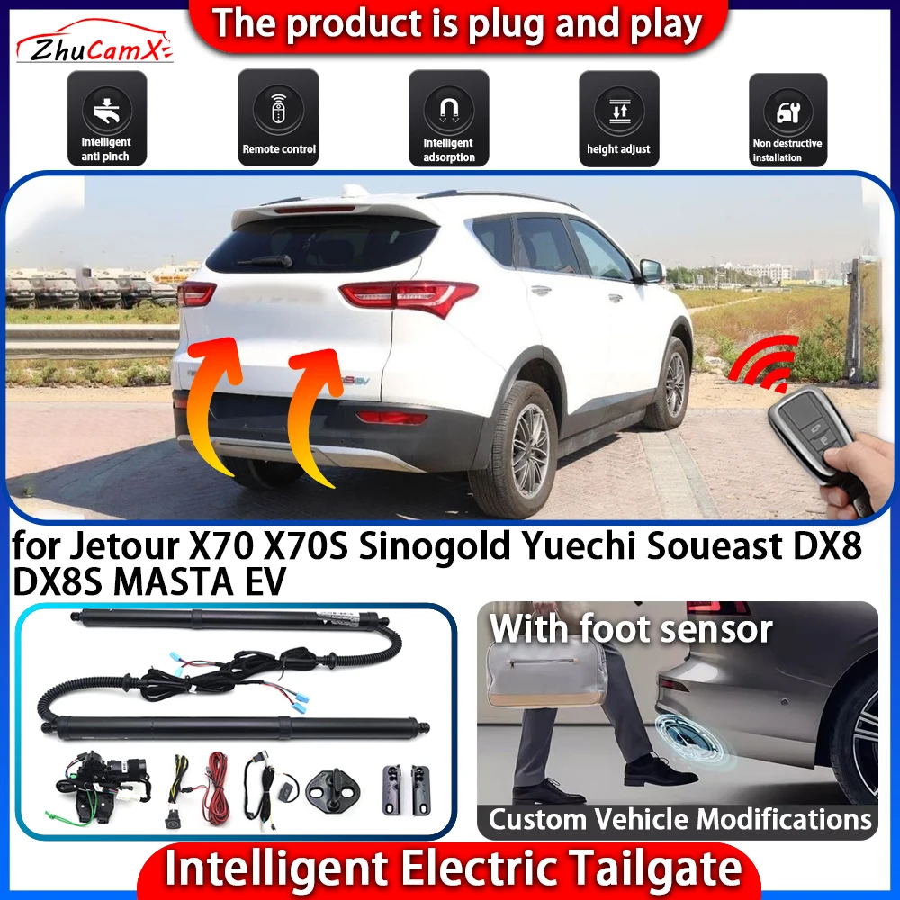 

Smart Powered Tailgate System for Jetour X70 X70S Sinogold Yuechi Soueast DX8 DX8S MASTA EV Automatic Intelligent Control Kit