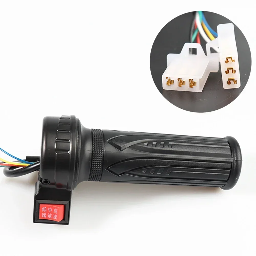 Electric Bicycle Throttles E-bike Twist-Throttle High / Medium / Low Speed /Forward / Reverse Accelerator Cyclings Accessories