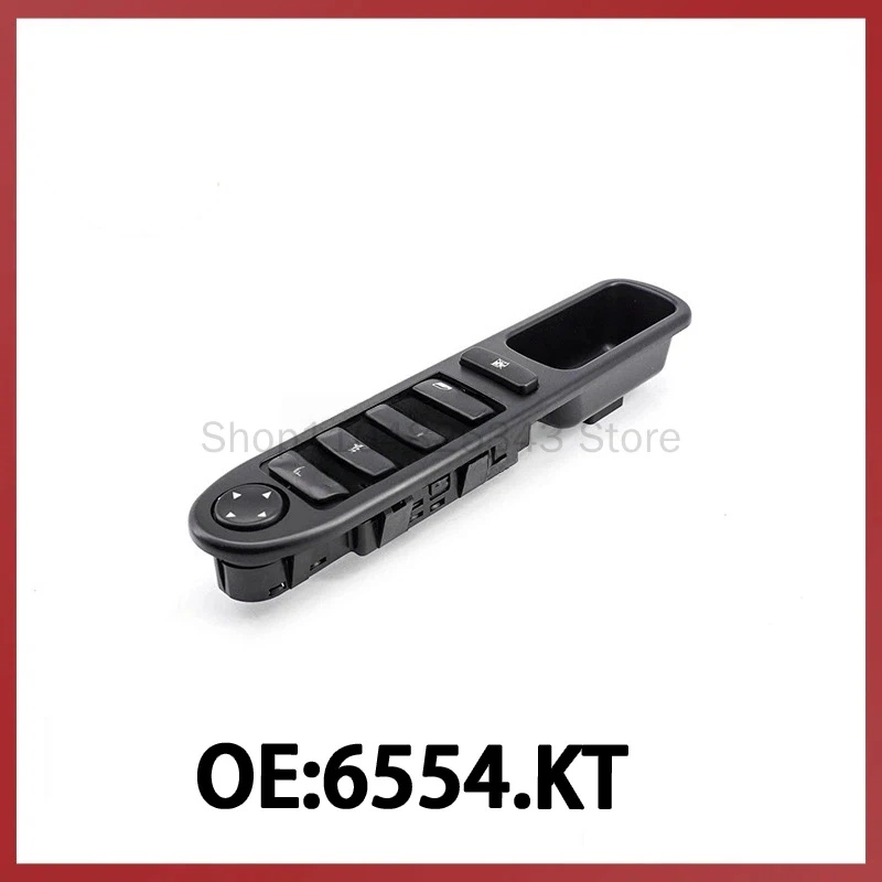 

6554.KT для Peugeot 307 2003-2007 годов, переключатель управления стеклоподъемником, кнопка управления электростеклоподъемником