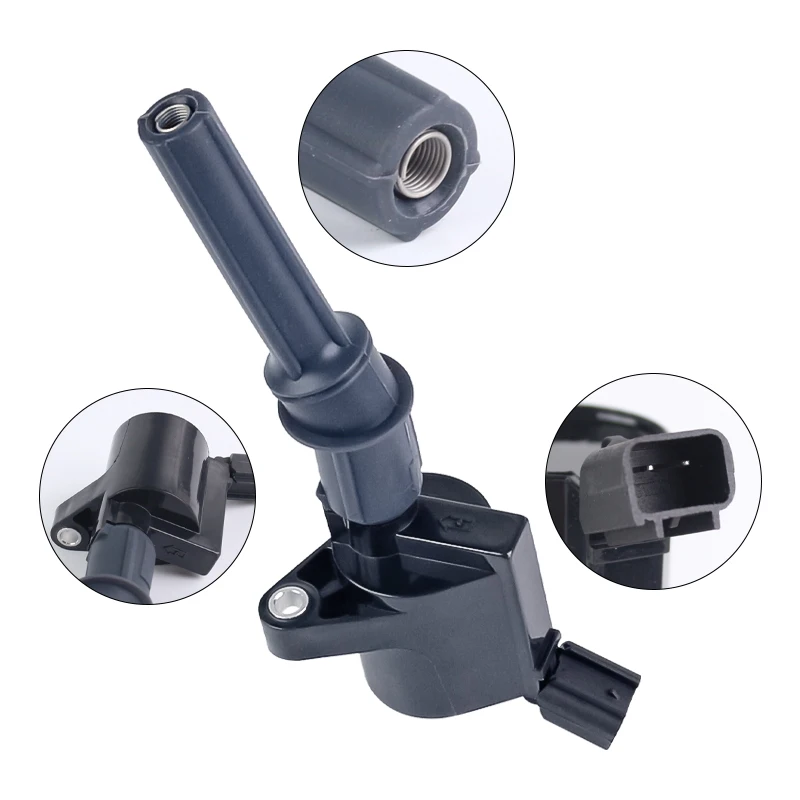 1//2/3/4 Uds 3W7Z-12029-AA bobina de encendido para Ford E-150 F-150 Explorer Expedition 4.6L 5.4L V8 Lincoln 6.8L 3W7Z12029AA 1998-2011