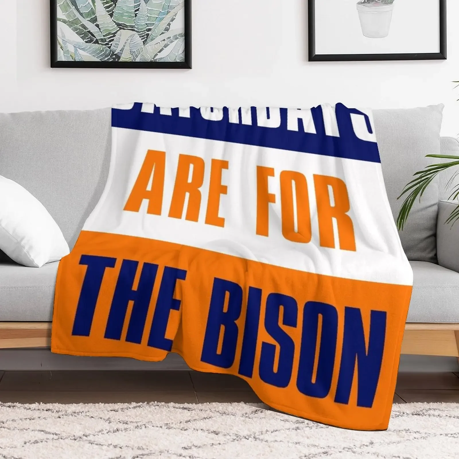 Saturdays are for The Bison, Bucknell University Throw Blanket