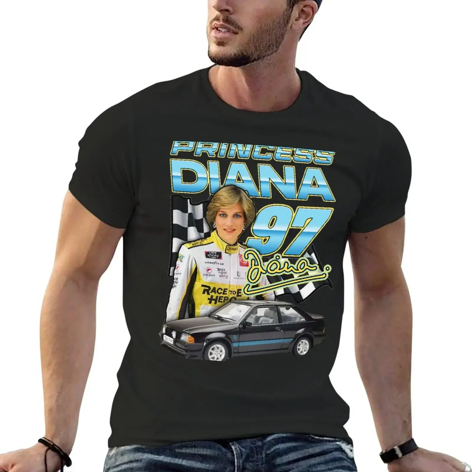 Princess Diana 97 T-Shirt basketball graphic tees custom t shirt mens graphic t-shirts hip hop