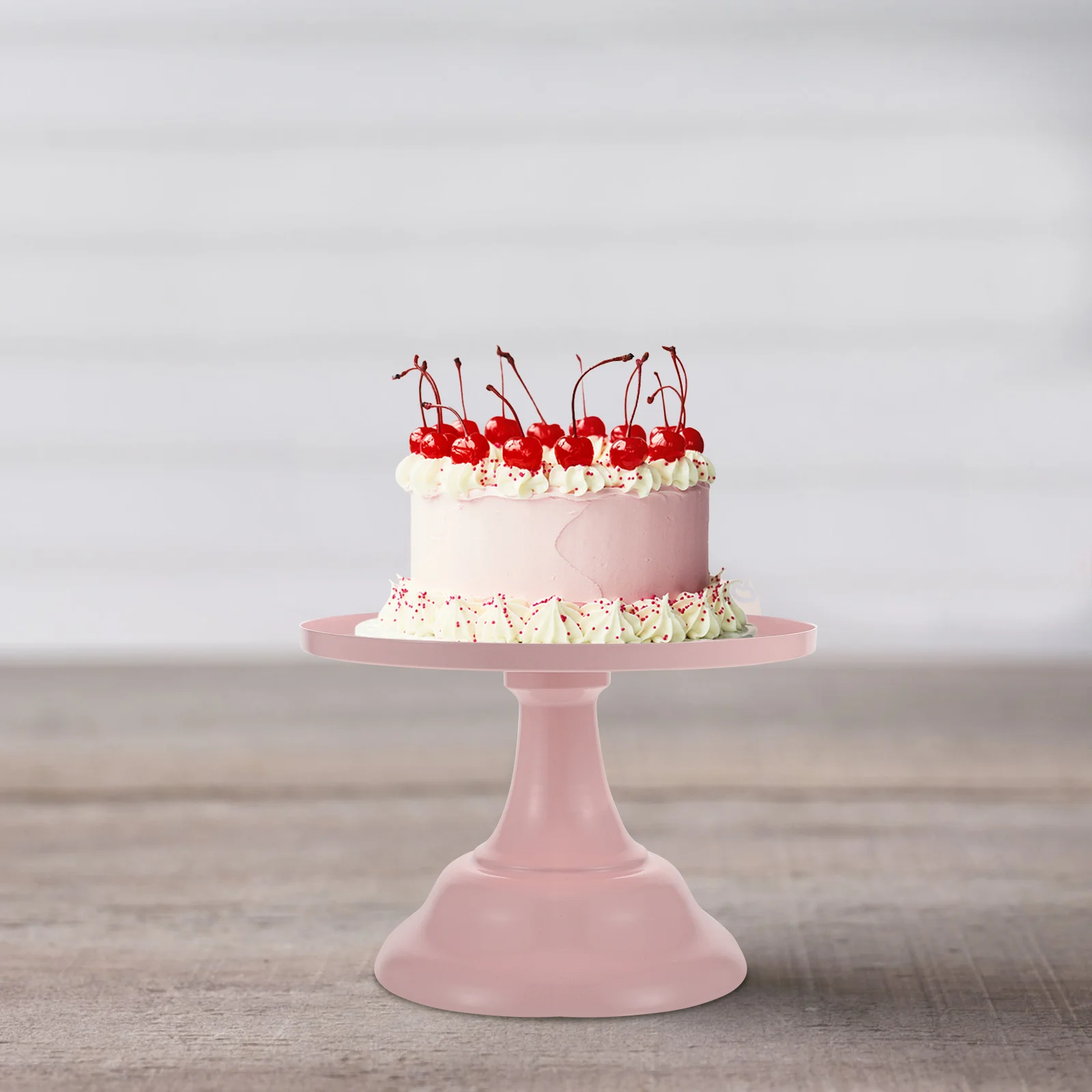 1pc Iron Cake Stand Decor, Round Dessert Display Rack For Party Wedding Photography, Cupcake Holder Support, Food Table Model,