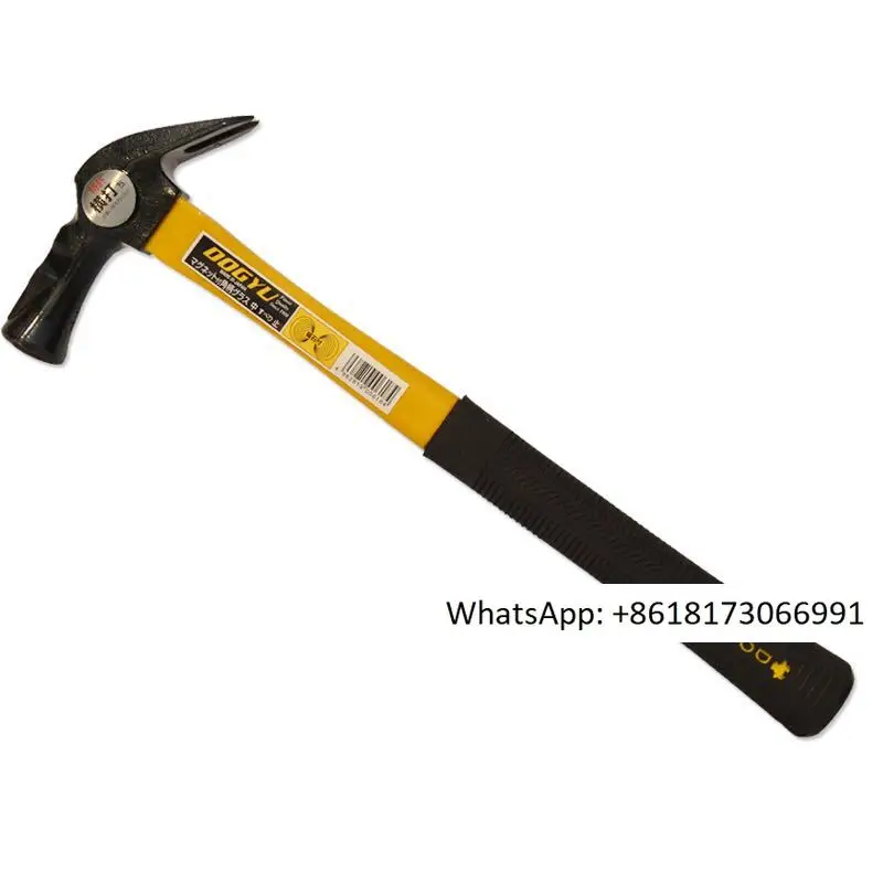 

Taurus Hammer DOGYU with Magnetic Fiber Handle Construction Decoration Nail Woodworking Claw Hammer Head