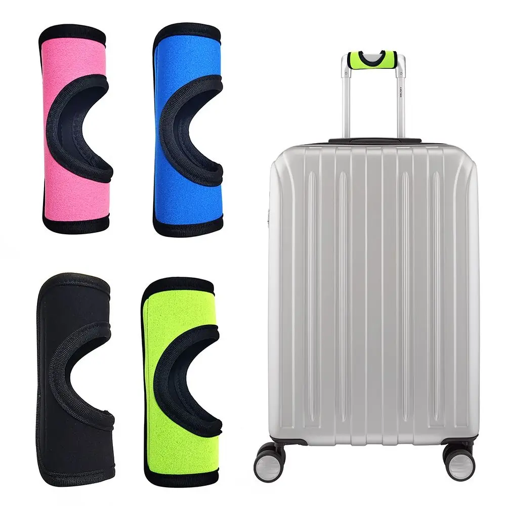 Neoprene Luggage Handle Wrap Soft Push-button Opening Luggage Handle Cover Handle Sleeve Suitcase Bag Handle Identifier