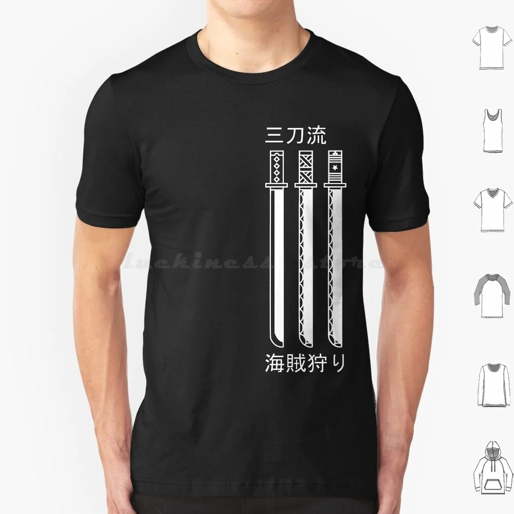 Santoryu T Shirt 6xl Cotton Cool Tee Zoro Roronoa Zoro Luffy Nami Nico Robin Sanji Chopper Franky Jimbie Brook Soul King Brook