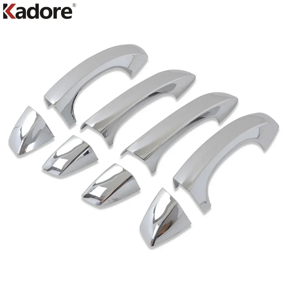 لفولكس واجن أطلس تيرامونت 2017-2022 2023 2024 كروم الجانب مقبض الباب حماية ملصق غطاء الكسوة الخارجي اكسسوارات السيارات #4