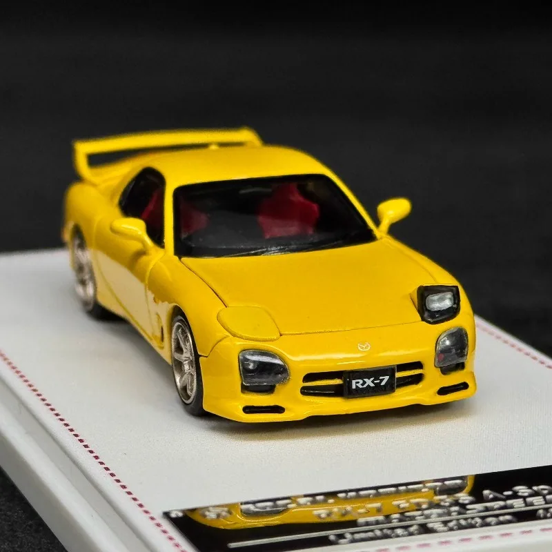 

FH 1:64 Mazda RX7 FD3S A Spec Speed die-cast simulation alloy car model, Boys' toy, adult collectible ornament.
