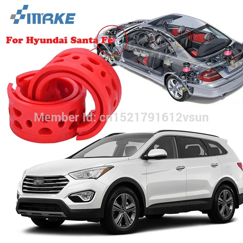 For Hyundai Santa Fe Front /Rear Car Auto Shock Absorber Spring Bumper Power Cushion Buffer