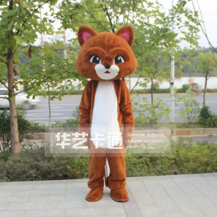 Christmas Cute Cat Mascot Costume New Adult Best Sale Christmas Fancy Dress Halloween Mascot Costume