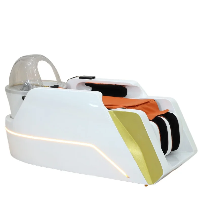 

*Hair Washing Chair Makeup Professional Shampoo Bowl Shower Washbasin Therapy Salon Hairstyle Shaving Chairs Commercial Spa Bed