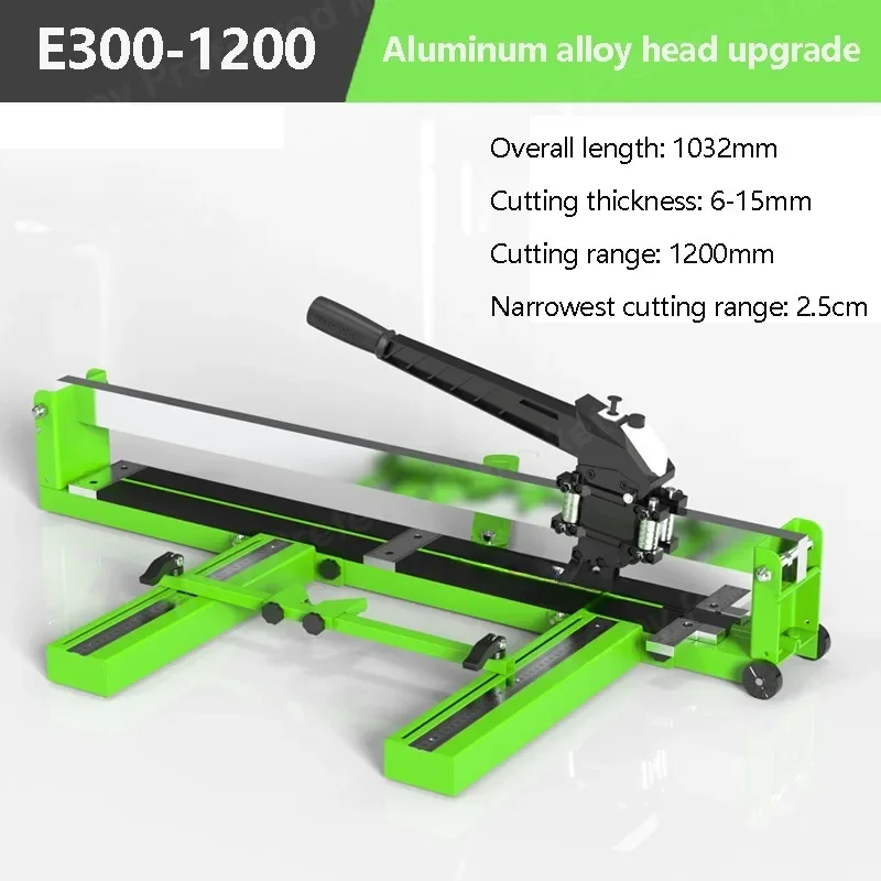 Manual Tile Cutting Machine Push Blade All Steel Tile Cutter High-Precision Hand Push 800 1000 Pull Blade Floor Cutting Tool