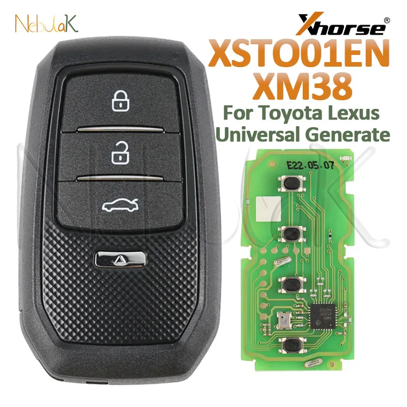 Global Xhorse XSTO01EN XM38 VVDI Key Tool for Toyota Support 4D 8A 4A Chip 312 314 315 434 Generate Universal VVDI Smart Car Fob